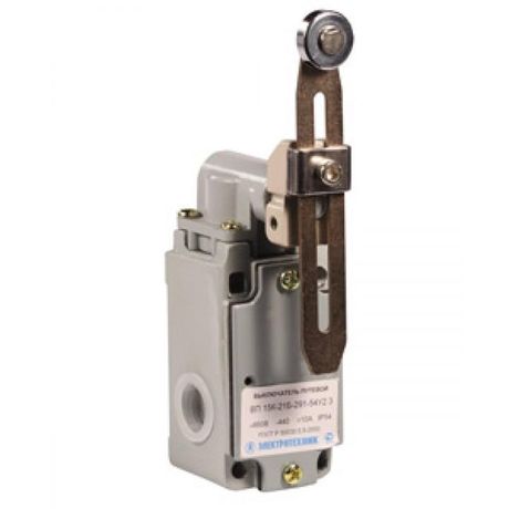 Выключатель путевой ВП-15К21Б291-54У2.8 1НО+1НЗ 10А IP54 рычаг с роликом регулир. по длине прямого действия Реле и Автоматика A8014-T403170175