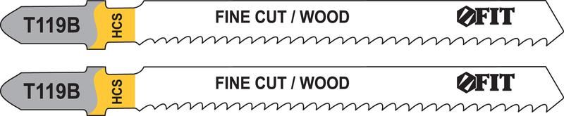 Полотно д/электролобзика, T119B (набор 2шт) - 40936 РОС