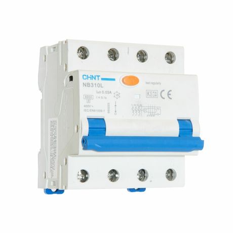 Выключатель автоматический дифференциального тока NB310L 3N 3P+N 32A 30mA, тип AС, х-ка C, 6kA (R) | 660024 CHINT