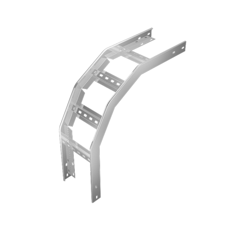 Угол вертикальный лестничный внешний "БЫСТРЫЙ МОНТАЖ" 90 град 100х500 | LVLS90*100*500*1.5 КМ-профиль LO7061