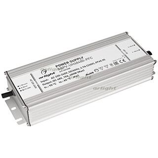 Блок питания ARPV-UH48480-PFC (48V, 10A, 480W) (Arlight, IP67 Металл, 7 лет) | 031035 Arlight