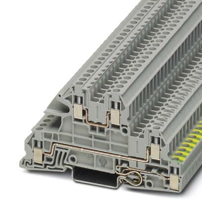 Заземляющие клеммы для выполнения проводки в зданиях UTI 2,5-PE/L/L | 3076029 Phoenix Contact