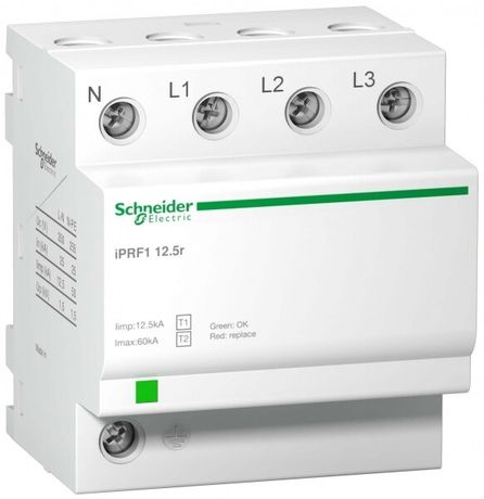 Ограничитель перенапряжения ОПН iPRF1 12.5r 3P+N класс 1+2 SchE A9L16634 Schneider Electric