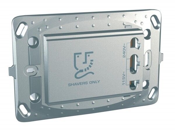 Розетка СП Unica Top для электробритвы алюм. SchE MGU5.064.30 Schneider Electric