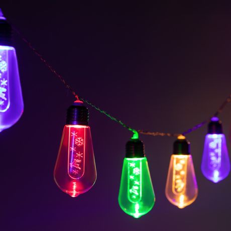 Светодиодная новогодняя гирлянда ENIN-16M нить С Новым Годом мультиколор 3 м 16 led IP20 | Б0060415 ЭРА