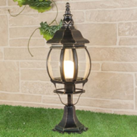 Светильник садово-парковый настенный 1001S черное золото / 9913-D (GL 1001S) | a034310 Elektrostandard