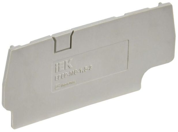 Заглушка для CP-MC 3 вывода 1,5мм2 серая | YCT22-00-3-K03-001-ZGL IEK