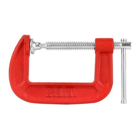 Струбцина винтовая (тип G, 75 мм, металлическая рукоятка) - HCLG01-0075 PIT