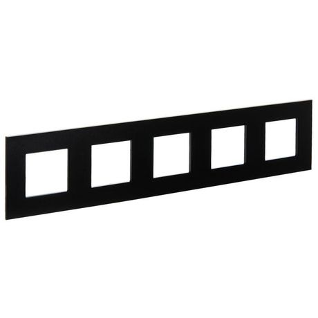 Рамка 5-м SKANDY SK-F35Bl металл черн. IEK SK-M52-M-K02