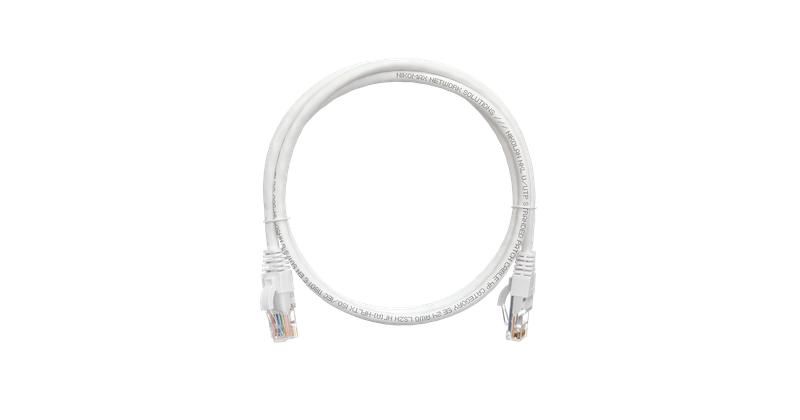 Патч-корд кат.5E U/UTP 4х2х24AWG patch CU LSZH нг(А)-HFLTx 5м бел. NIKOMAX NMC-PC4UD55B-050-C-WT