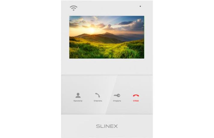 Видеодомофон цветной настенный, 4 дюйма - SLINEX SQ-04N Cloud Black ПО-00007508 Slinex арт. ПО-00007508