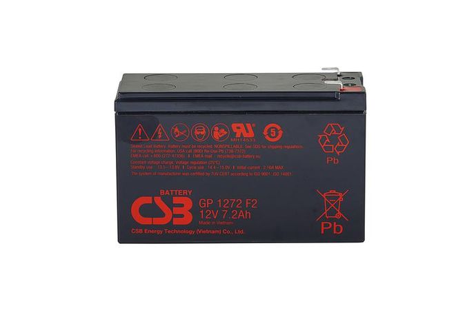 Аккумулятор 12В 7.2А.ч CSB GP1272 F2