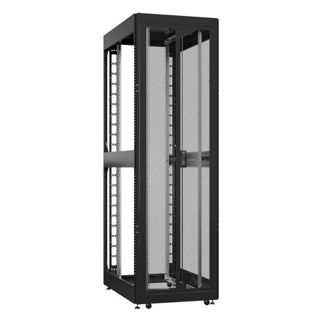 Шкаф серверный 52U 800х1200 передняя дверь: двустворчатая перфорированная IP20. задняя без. боковые панели: цвет: черный RAL9005 - EX 8252.9400 SYSMATRIX