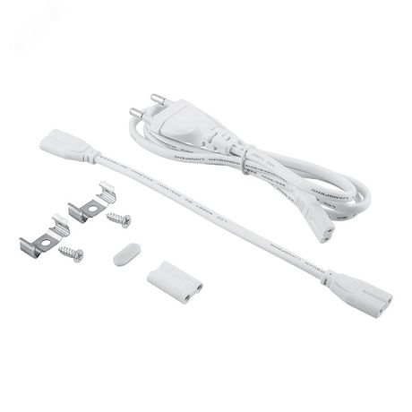 Светодиодный линейный светильник 6500K 16W в пластиковом корпусе с выключателем ,с сетевым и соединительным шнуром комплекте, AL5038 | 48144 FERON