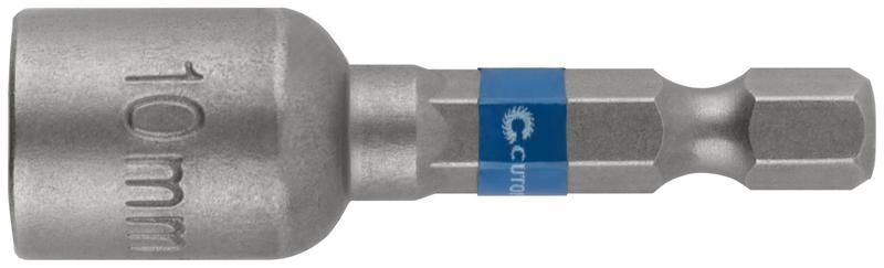 Набор торсионных бит с торцевыми магнитными головками 10 мм, 2 шт., CUTOP Profi, 48 мм - 83-552 РОС