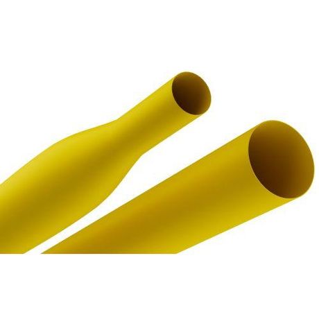 Трубка термоусадочная ТТУ нг-LS 40/20 жёлтая в отрезках по 1 м NO-224-505 - Б0067592 ЭРА