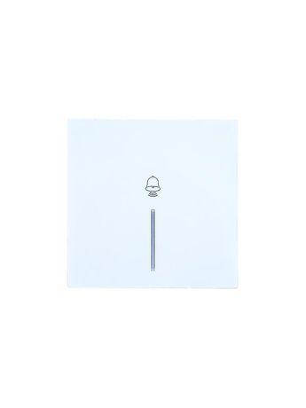 Кнопка звонка с индик. СП ZIMA IP20 безвинт. зажим бел. LEZARD 704-0288-108QC