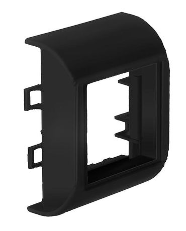 Суппорт установочный для модульн. механизмов 45х45х9мм РКК-74х55 Арктика черн. Ruvinil СПР-74х55-Ч TYCO