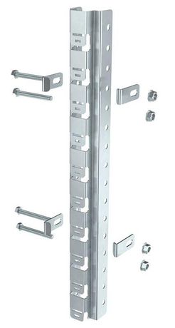 Крепление к сетке безвинтовое для 2-консолей HDZ IEK | CLM50D-CSB-2-HDZ