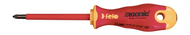 Отвертка диэлектрическая Ergonic крестовая PZ 3X150 | 41530490 Felo