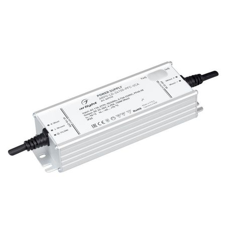 Блок питания ARPV-LG-24150-PFC-VCA (22-26V, 6.25A, 150W) (Arlight, IP65 Металл, 5 лет) - 047710