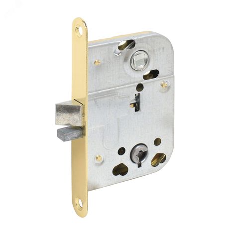 Защёлка АЛЛЮР 2014 PB золото B2B с фиксатором б/о - 14143 ПТК