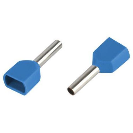 Эра Б0063289 Наконечник-гильза двойн НШвИ(2) 2.5-12 с изолированным фланцем (уп.50шт)