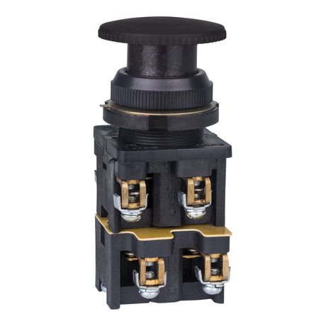 Выключатель кнопочный КЕ 022-У3-исп.3 (черный) | 264506 КЭАЗ