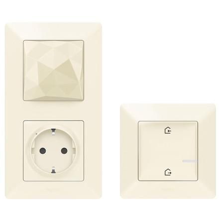 Пакет Умный стартовый Valena Life (шлюз WiFi+розетка Умн. с/з 16А 230В+главн.беспроводн. выкл."Я дома/Я вне дома")сл. кость Netatmo | 752296 Legrand