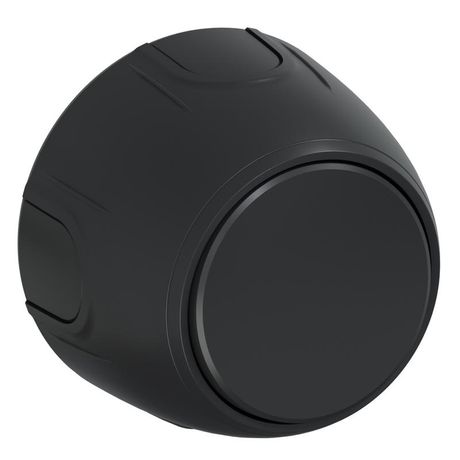 Выключатель одинарный Rotondo, цвет черный - 7700850 ССТ