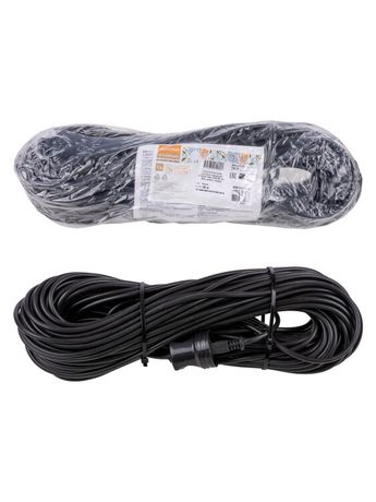 Вт б/з 30м штепс гнездо | SQ1307-0208 TDM Удлинитель-шнур силовой народный ПВС 2200