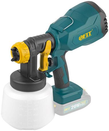 Распылитель аккумуляторный 20В 1.8/2.5мм 1000мл 70DIN/сек 700мл/мин HVLP FIT 79926 РОС