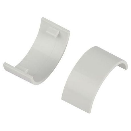 Соединитель C-KK-30-13-FW на стык для полукруглого кабель-канала белый 30х13мм 2шт/комплект | Б0064971 ЭРА