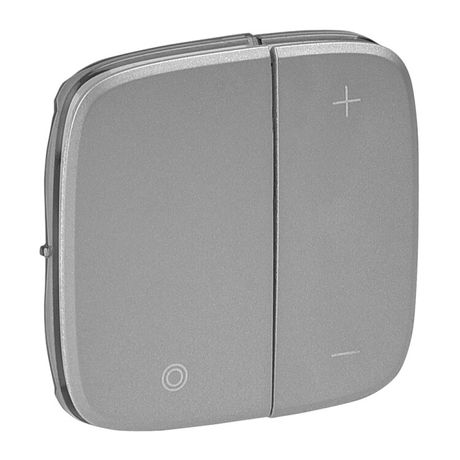 Панель лицевая Valena Allure для кнопочного светорегулятора алюм. Leg 752087 Legrand