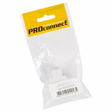 Переходник сетевой LAN, (гнездо 8Р8С (Rj-45) - 2 гнезда (Rj-45)) (пакет) PROconnect | 03-0103-9 MEET