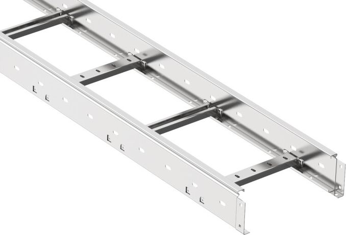 Лоток лестничный 80х600 L6000 сталь 1.5мм LESTA IEK CLM40-080-600-6-150