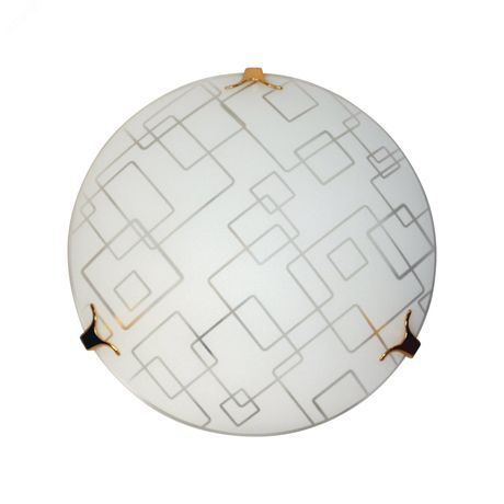 Светильник НПБ 01-2х60-139 М16 "Оазис" 300 2х60Вт E27 IP20 матов. бел./клипсы зол. (инд. упак.) Элетех 1005204957