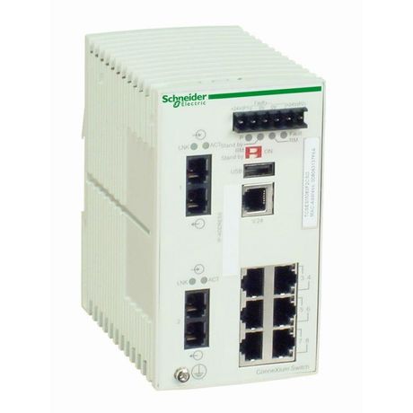 Коммутатор CONNEXIUM (MANAGED) 6TX/2FX-MM SchE TCSESM083F2CU0 APC