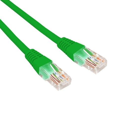 Патч-корд U/UTP CAT 6, RJ45-RJ45, 26AWG, LSZH, зеленый, 0.3м REXANT | 02-0296-03 MEET