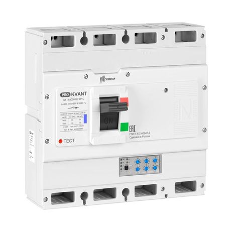 Автомат PRO.KVANT S1-630S 4P 630А 50кА C Контактор (Legrand) арт. KV0000996