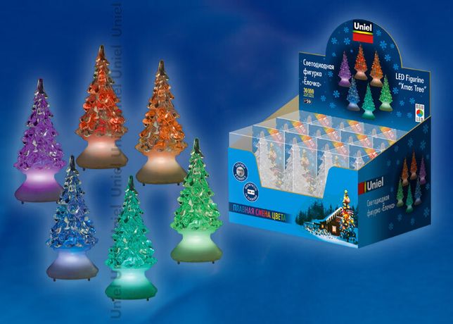 Гирлянда светодиодная ULD-F620 RGB XMAS TREE SET12 Uniel 11040