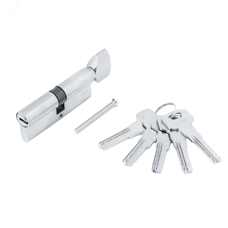 Механизм цилиндровый для врезных замков, Стандарт Z.F.80В-5K (35x10x35B) SN хром - 12227 ПТК