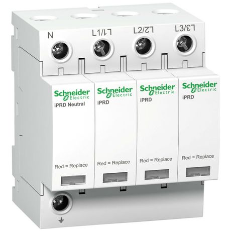 Ограничитель перенапряжения ОПН Т2 iPRD 20r 20kA 350В 3П+N СИГНАЛ - A9L20601 Schneider Electric