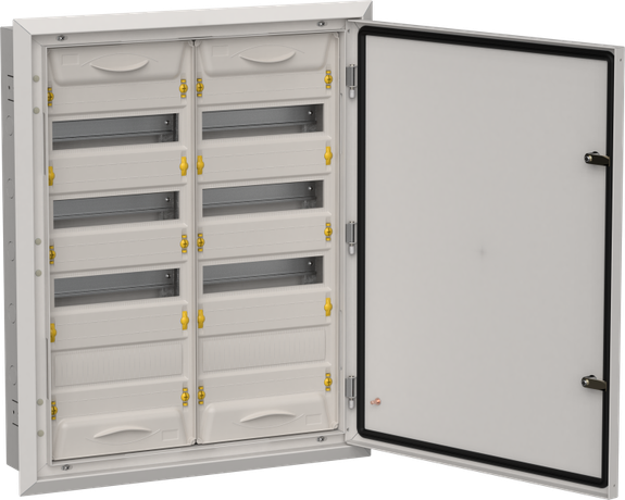Корпус металлический ЩРв-96 (2х48) 755х625х130 IP31 сер. TITAN 5 IEK TI5-50-V-2X048-31-7035