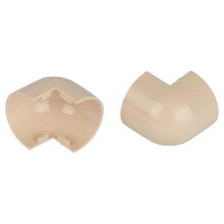 Внешний угол OC-KK-20-12-B для полукруглого кабель-канала бежевый 20х12мм 2шт/комплект | Б0064931 ЭРА