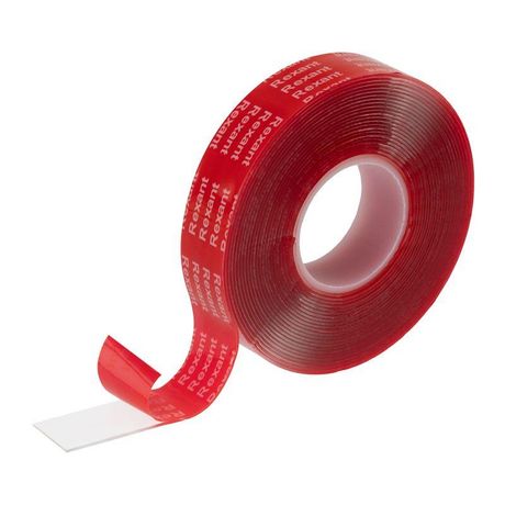 Лента клейкая двухсторонняя прозрачная, на VHB акриловой основе, 20 мм х 5 м | 09-6059 REXANT MEET