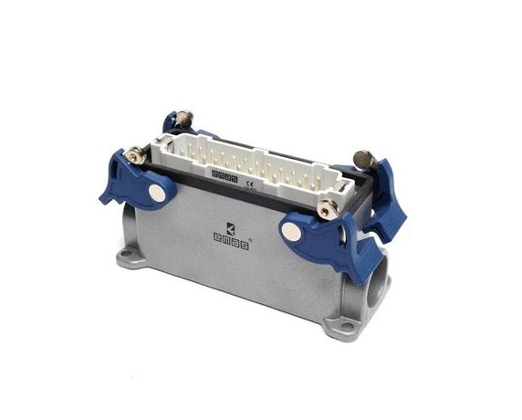 Вилка 4-фиксатора боковой ввод 24п 16А EMAS EBM24FD14