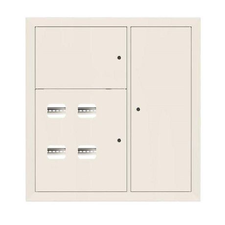 Щит этажный 4 кв. RAL9001 (1000х950х150) Basic |mb28-v-4-r9001| EKF