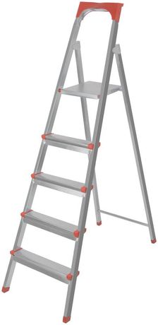 Лестница-стремянка стальная, 5 ступеней, вес 6.65 кг - 65333 РОС