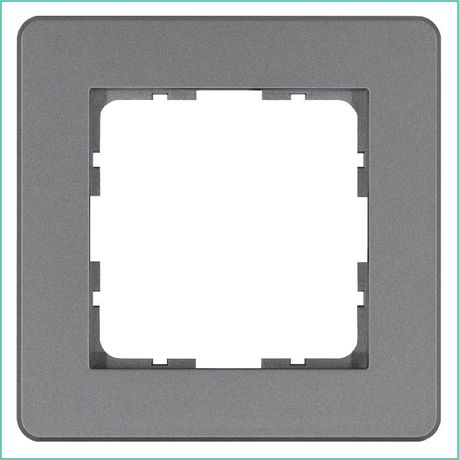 Рамка G-Flex 1-постовая, цвет Алюминий - G1101S Jasmart